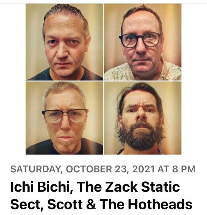 The Zack Static Sect gig poster — OCT 23, 2021